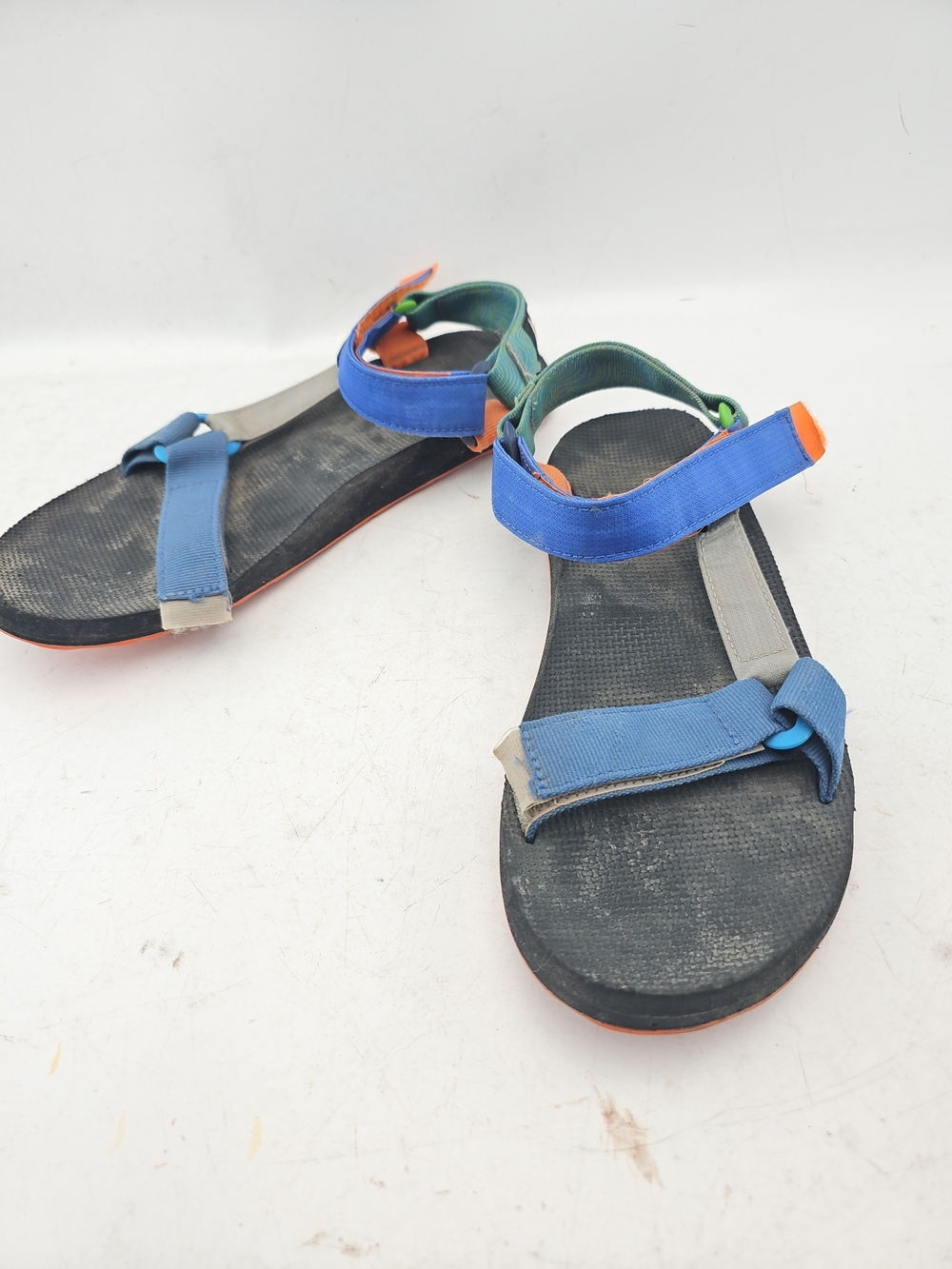 cotopaxi Blue Orange Green Men's Adjustable Strap Sandals